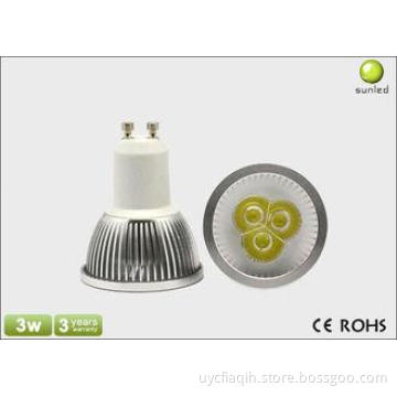 high quality 85-265V 3W high power Led Spot Lamps For Mall